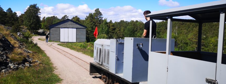 Ammunisjonsjernbanen på Kristiansand kanonmuseum