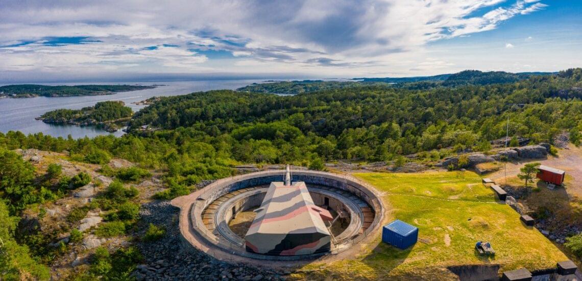 Kristiansand kanonmuseum_drone_foto Steinar Furu