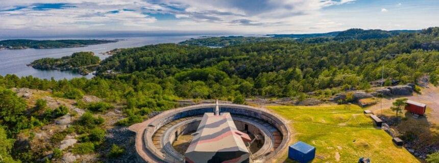 Kristiansand kanonmuseum_drone_foto Steinar Furu