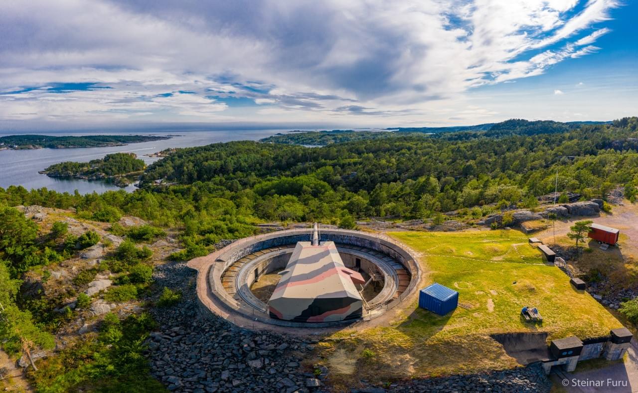 Kristiansand kanonmuseum_drone_foto Steinar Furu