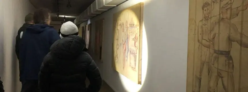 Kveldsvandring Kristiansand kanonmuseum.
