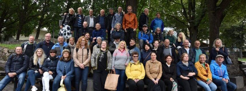 Ansatte i Vest-Agder-museet på studietur i 2019.