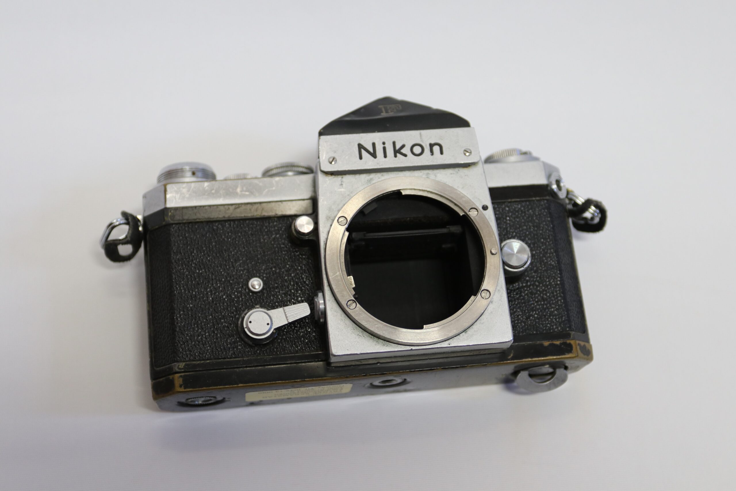 Nikon F kamera fra Fædrelandsvennens fotograf Trygve Skramstad