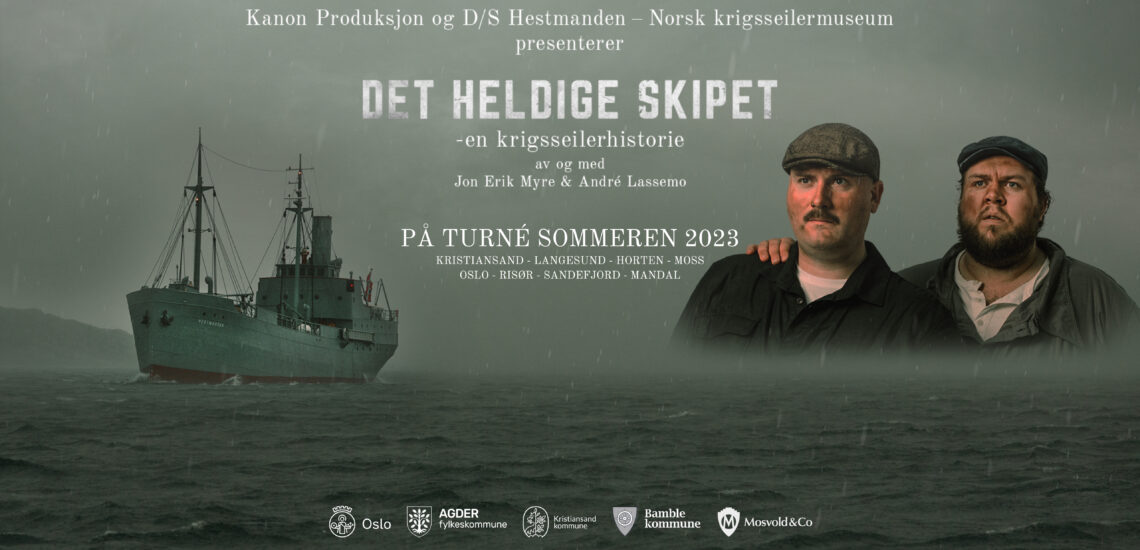 Bilde til «Det heldige skipet – en krigsseilerhistorie» på turné med D/S Hestmanden 2023