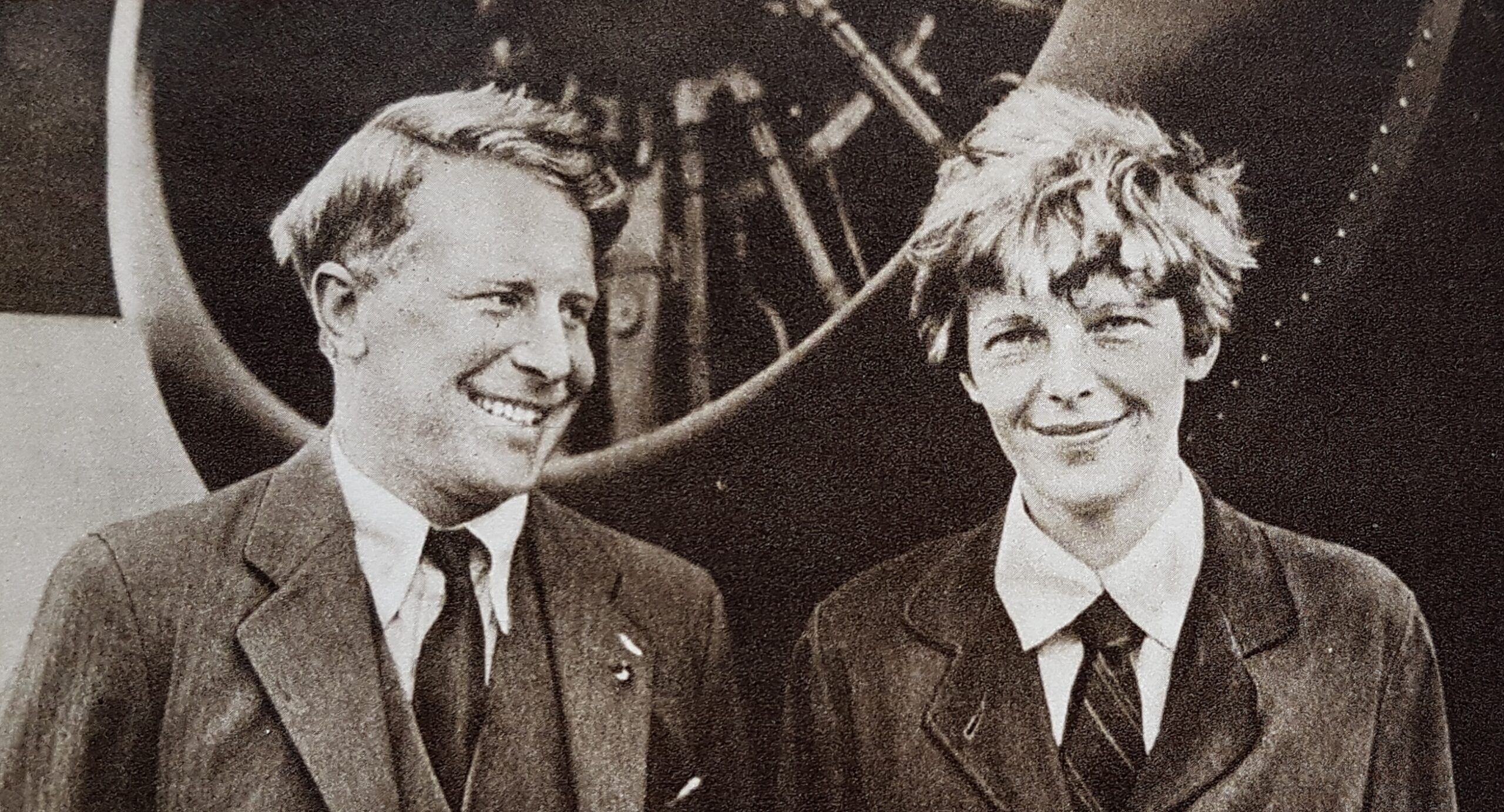Bernt Balchen og Amelia_Earhart.