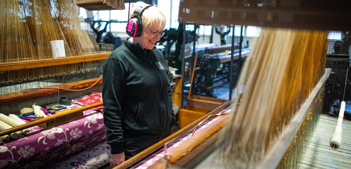 Bilde til Sommer på Sjølingstad Uldvarefabrik