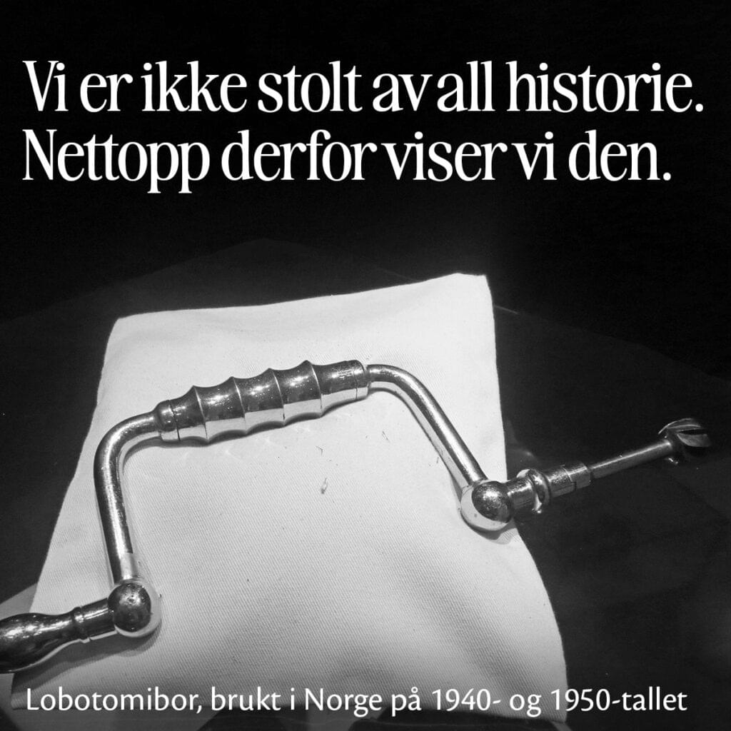 Vi er ikke stolt av all historie. Nettopp derfor forteller vi den