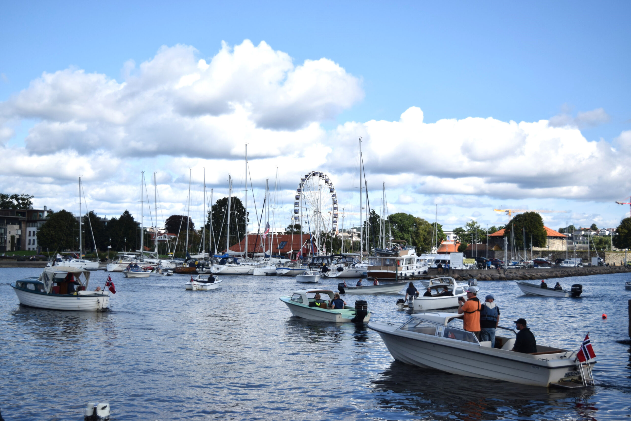 Kristiansand småbåthavn Plastikk 2023.