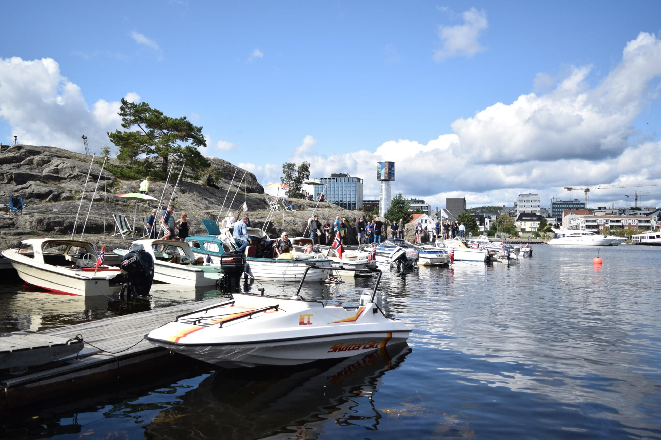 Plastikk 2023 Plastbåtregatta Odderøya Kristiansand.