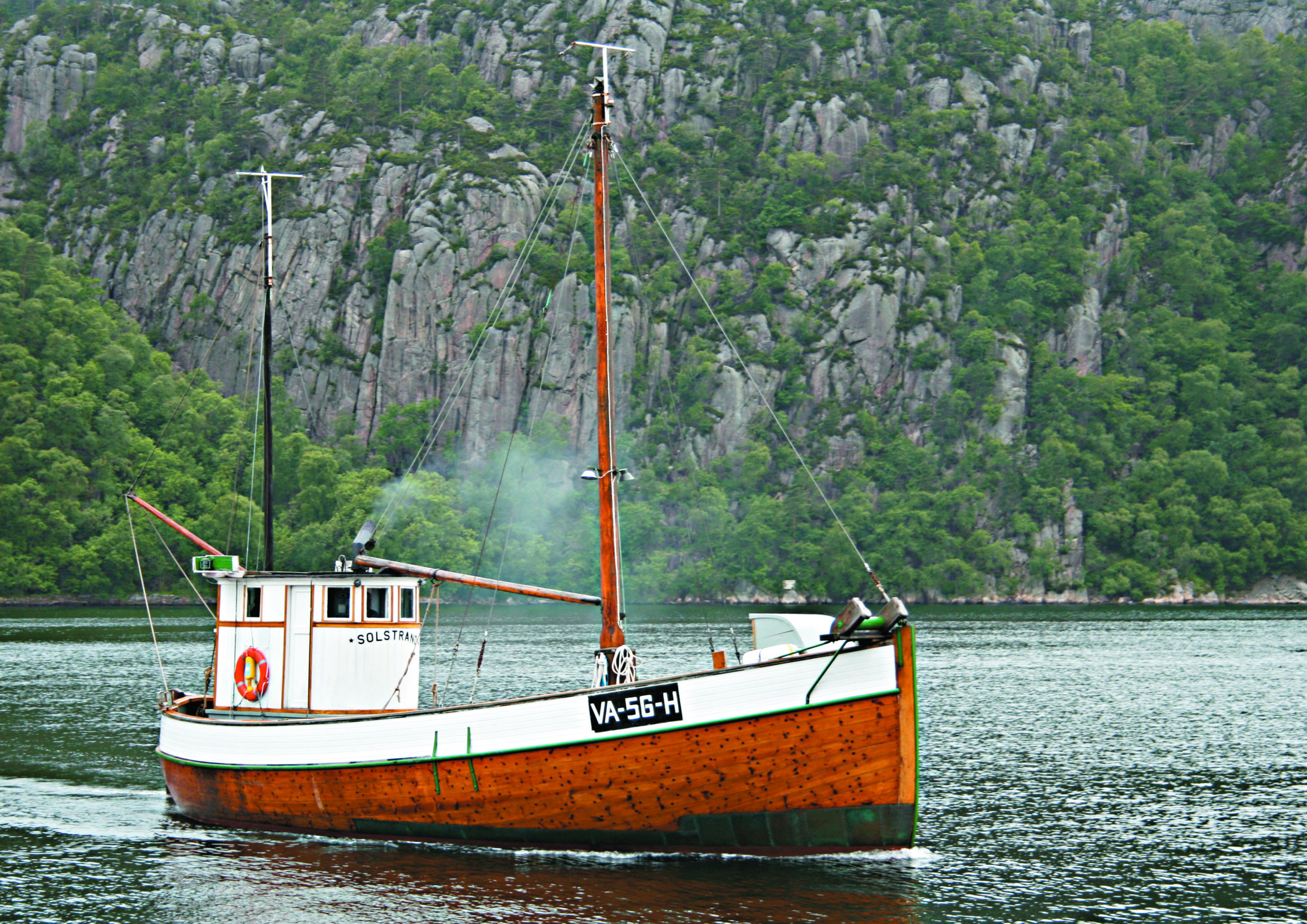 Museumsskøyta Solstrand.