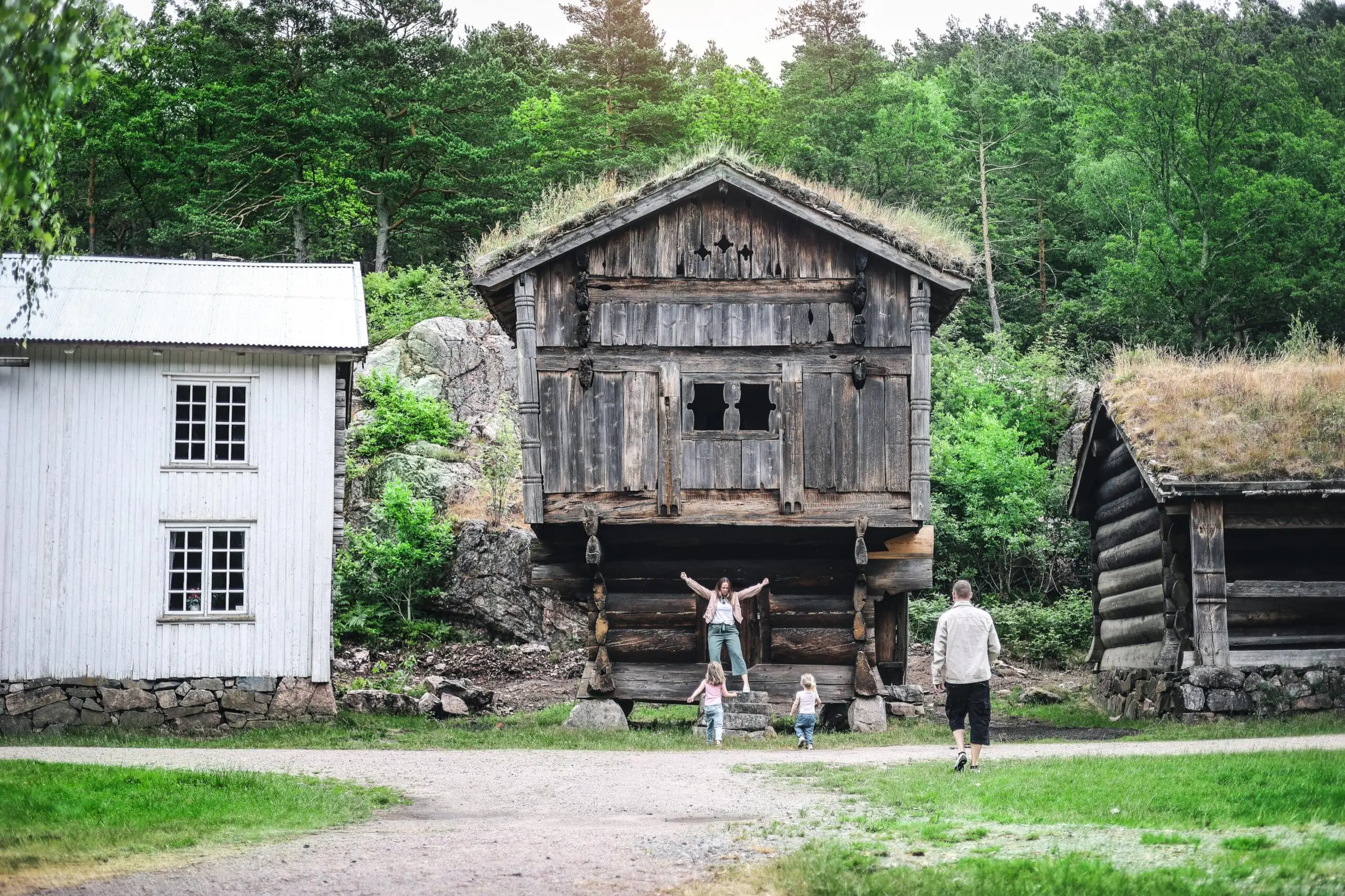 Tunet på Kristiansand museum.