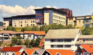 Flekkefjord sykehus. Foto Knut Sand Bakken.