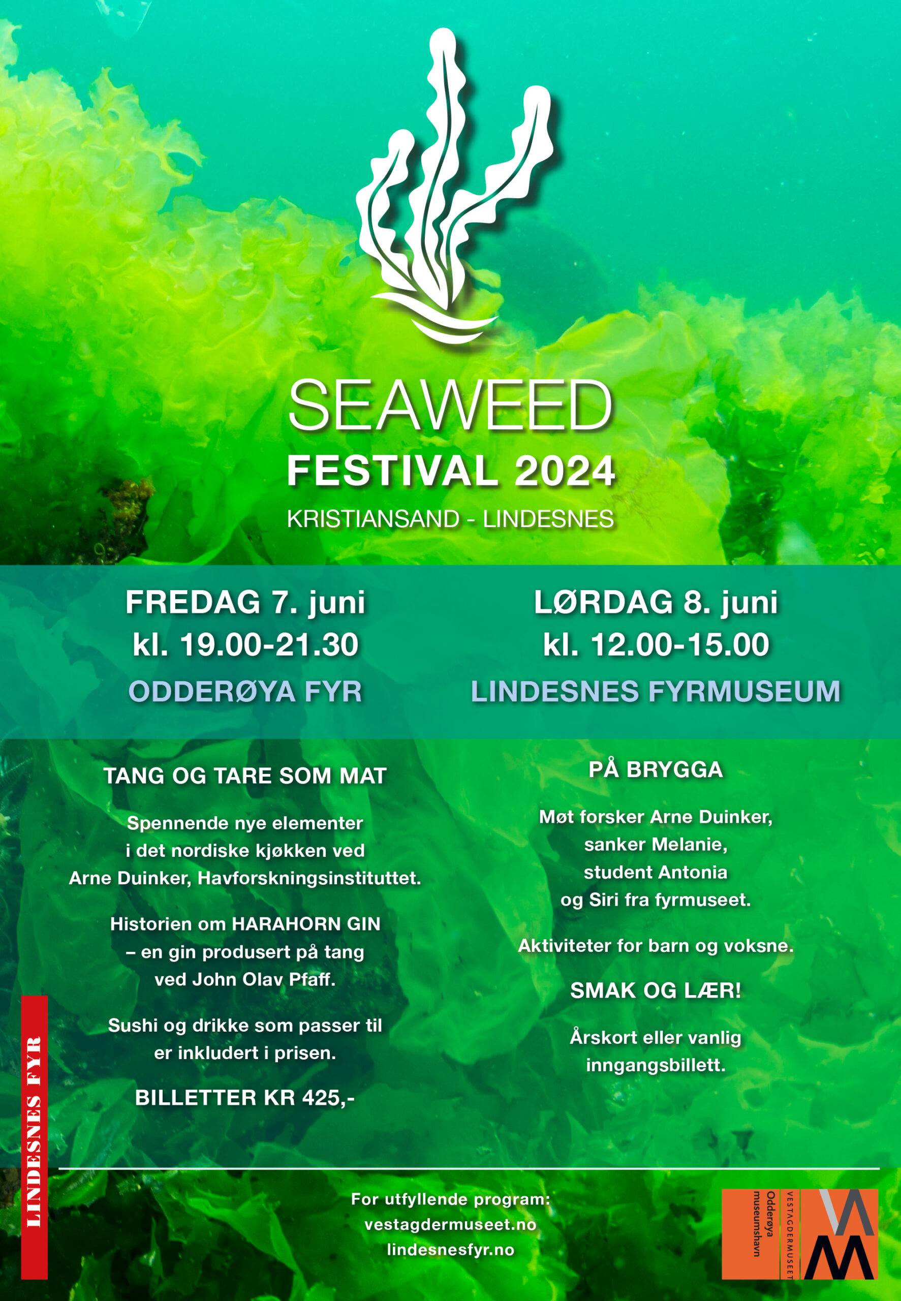 Program Seaweed festivalen 2024.