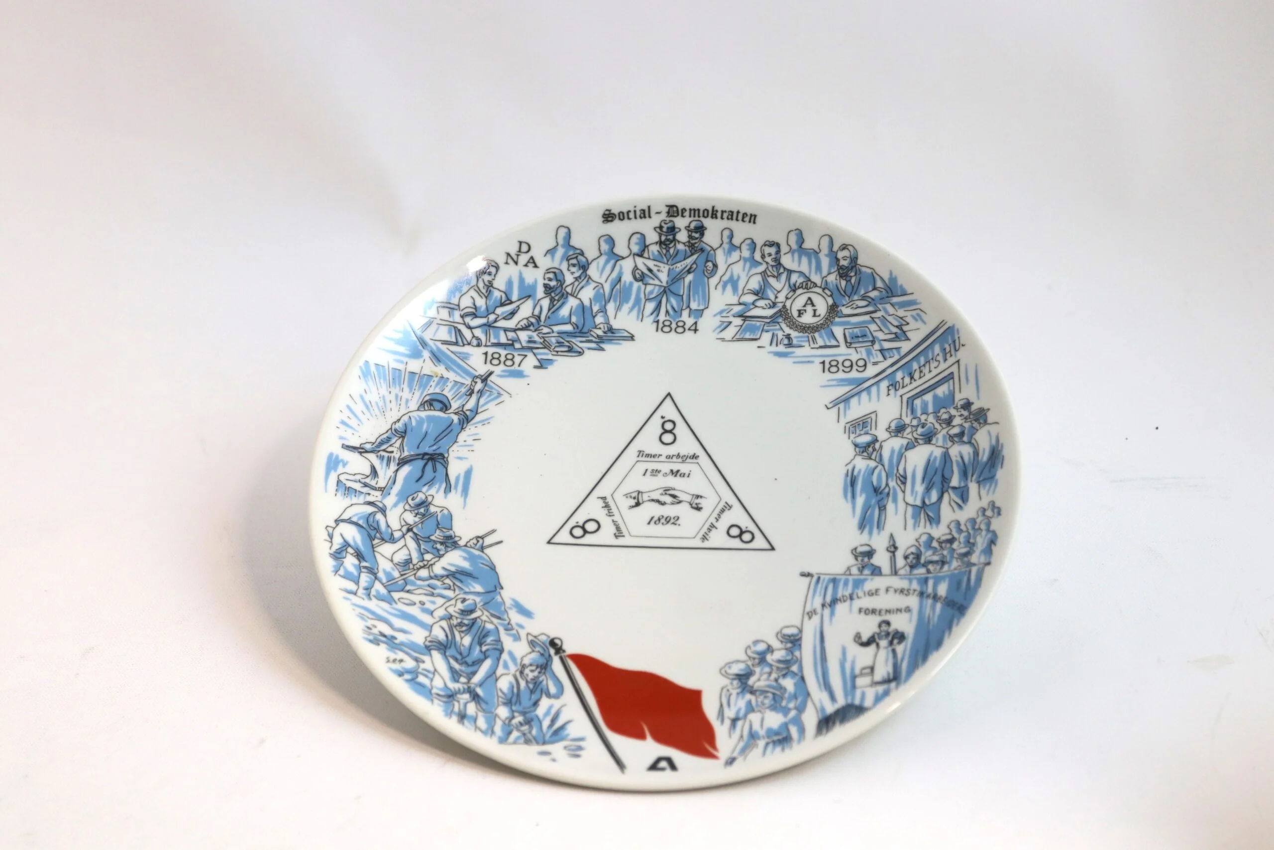 Jubileumstallerken Arbeiderpartiet 1977.