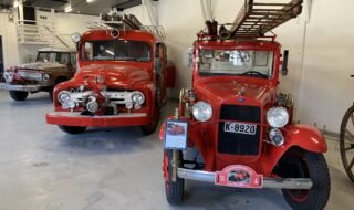 Brannbil Lokalprodusert Flekkefjordbrannbil Utstilling