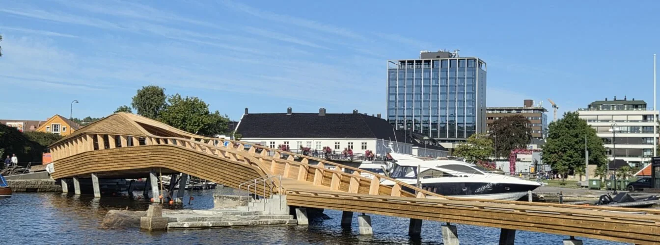 Bryggeanlegget Odderøya museumshavn.