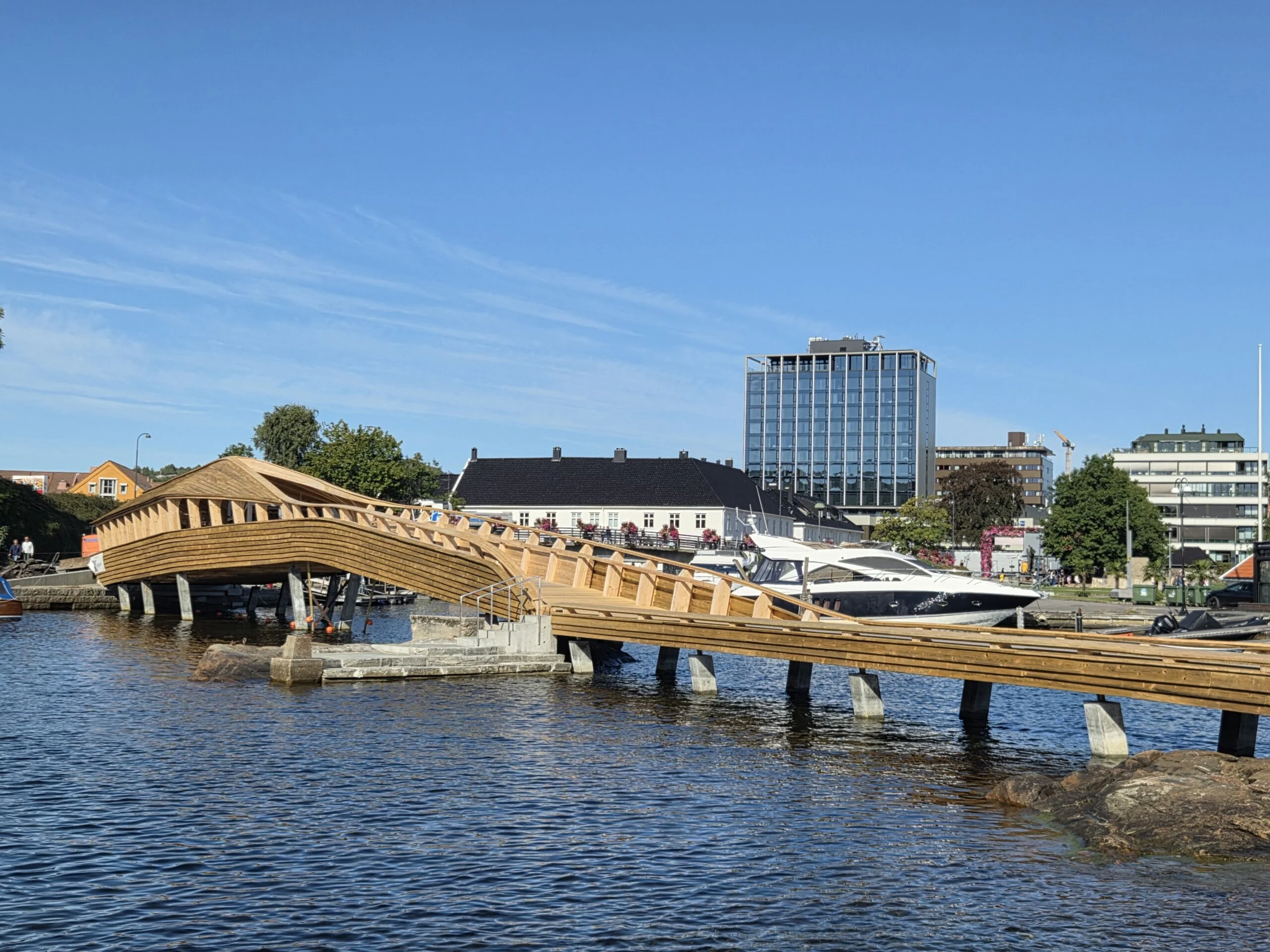 Bryggeanlegget Odderøya museumshavn.