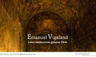 Presentasjonsbilde fra foredrag om Emanuel Vigeland som viser bilde fra Tomba Emanuelle i Oslo.