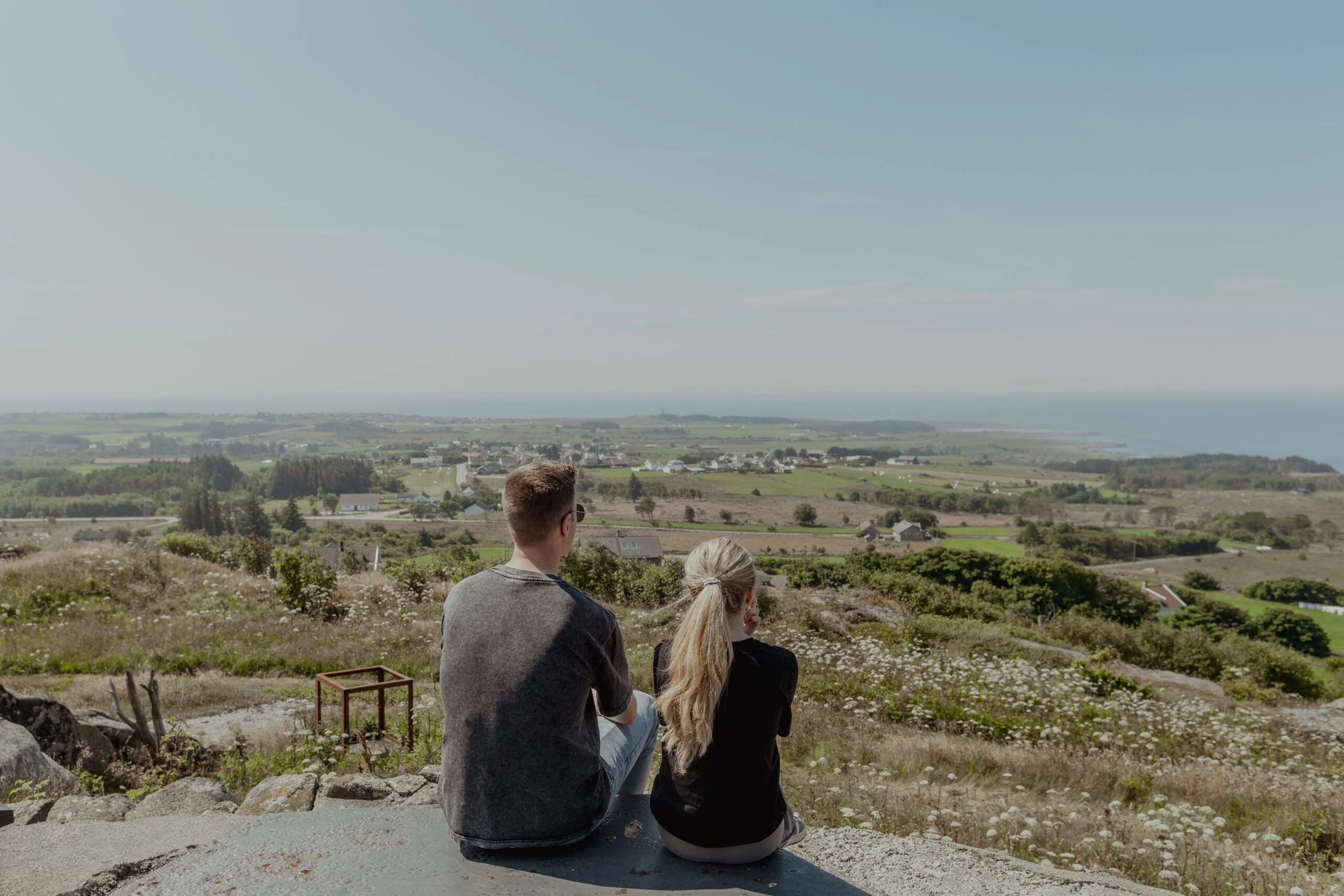 Utsikt fra Nordberg fort.