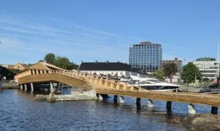 Bryggeanlegget i Odderøya museumshavn.