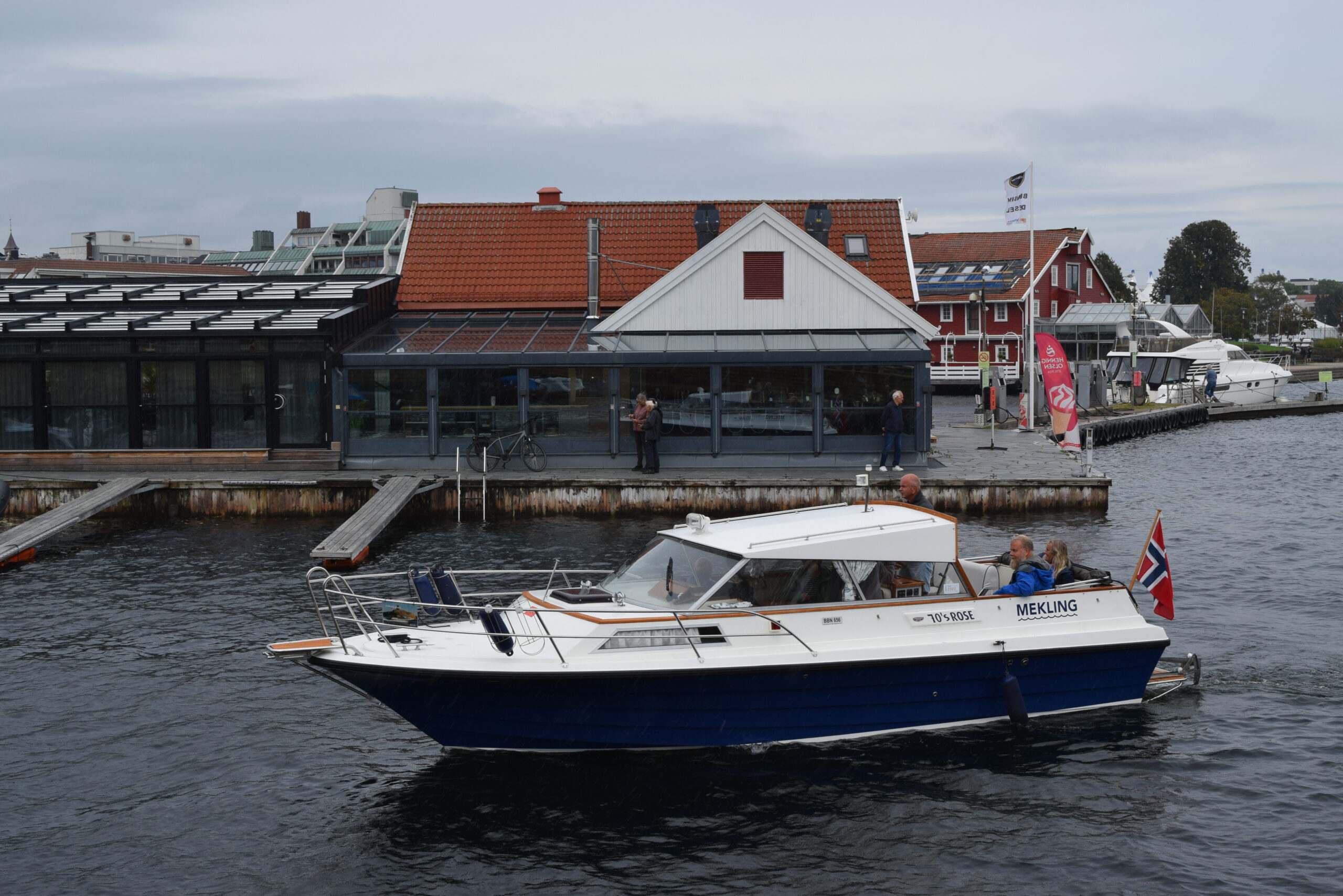 Mekling 27 under Plastikk 2025 i Odderøya museumshavn.