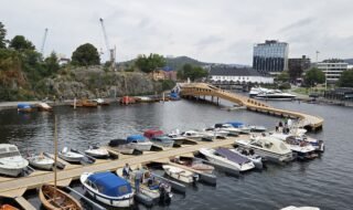 Odderøya museumshavn under Plastikk 2025.