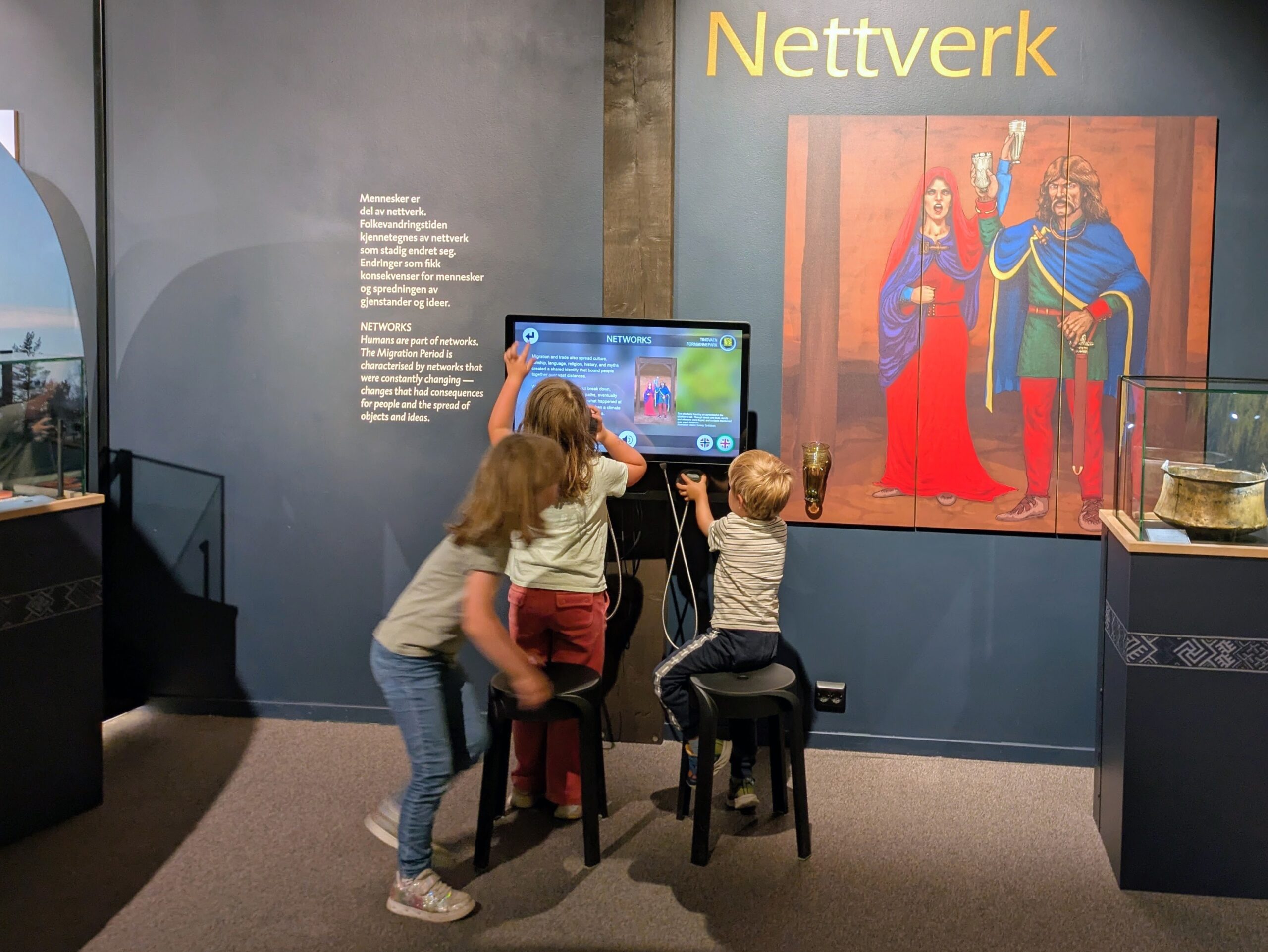 Tingvatn fornminnepark og i den nye utstillingen om folkevandringstiden, «De udødelige».