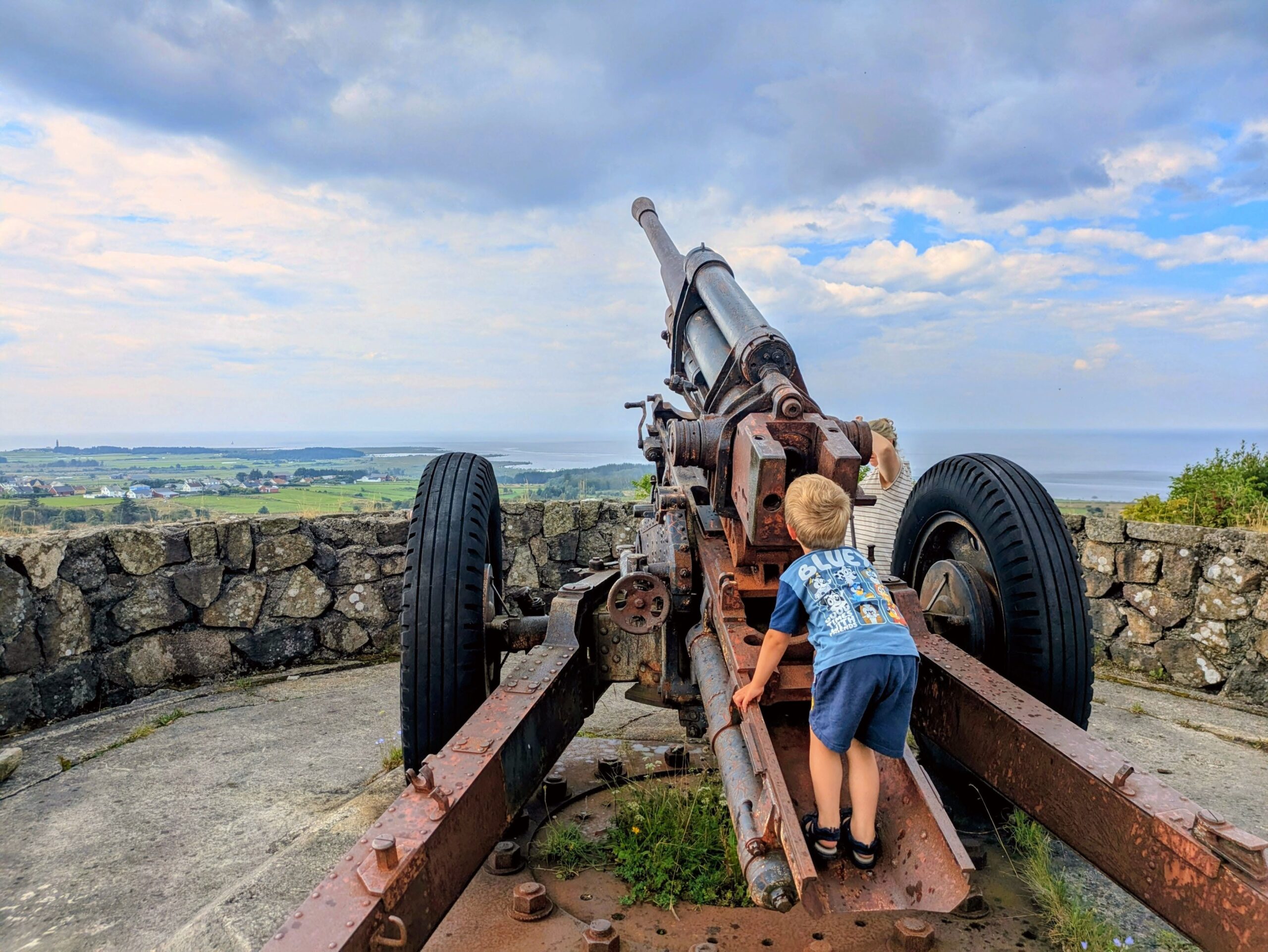 Kanon på Lista museum - Nordberg fort.