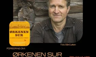 Foredragsplakat Ørkenen Sur.