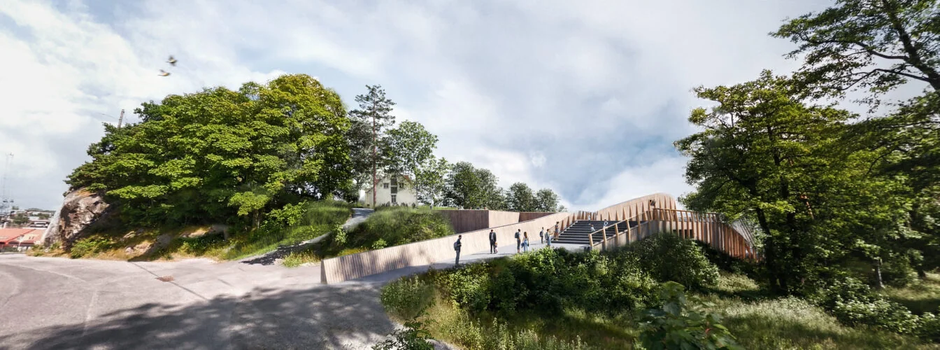 Photomatch VIGA fra Odderøyveien og sørsiden.