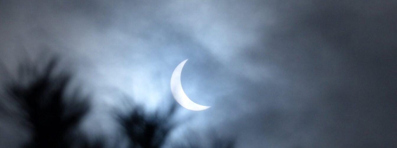 Solen fra formørkelsen 20. mars 2015. Foto Astronomiforeningen i Agder.